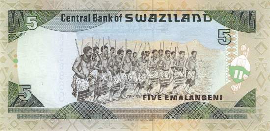 5 Emalangeni p.23a 1995